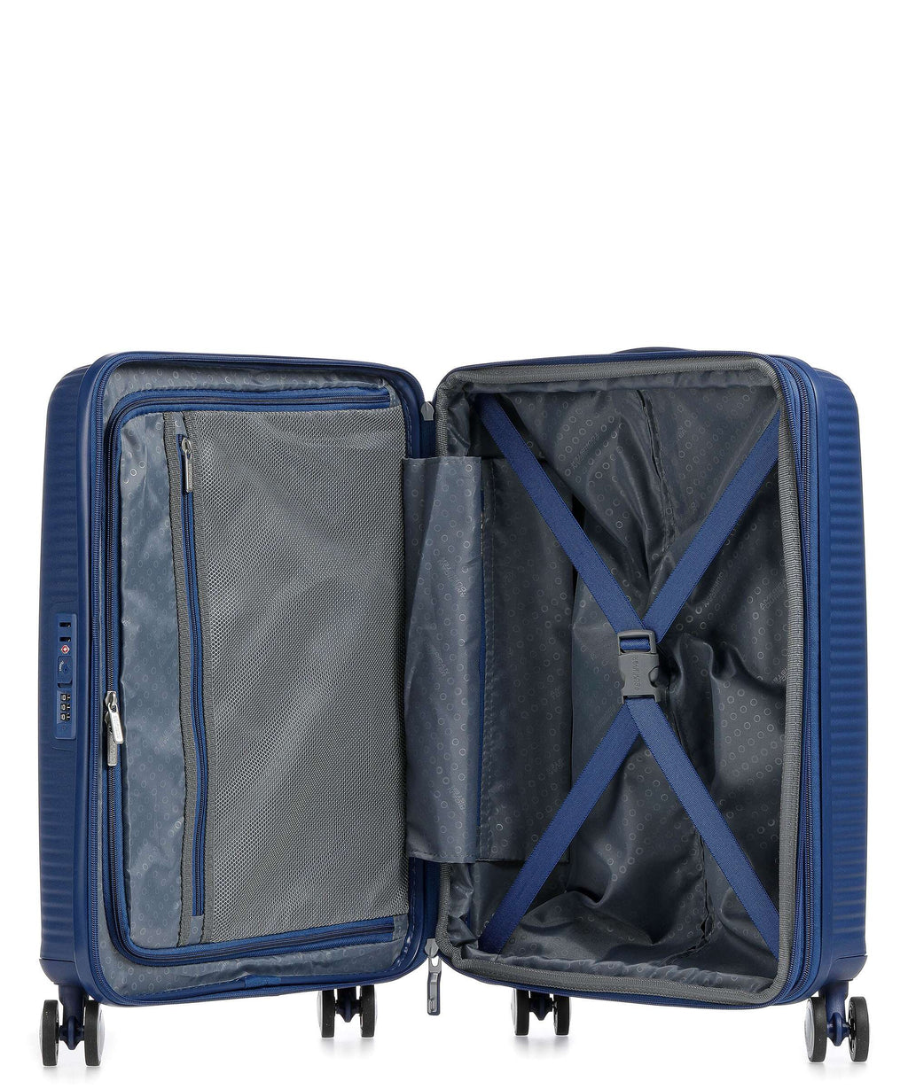 American Tourister Soundbox Spinner (4 wheels) midnight navy