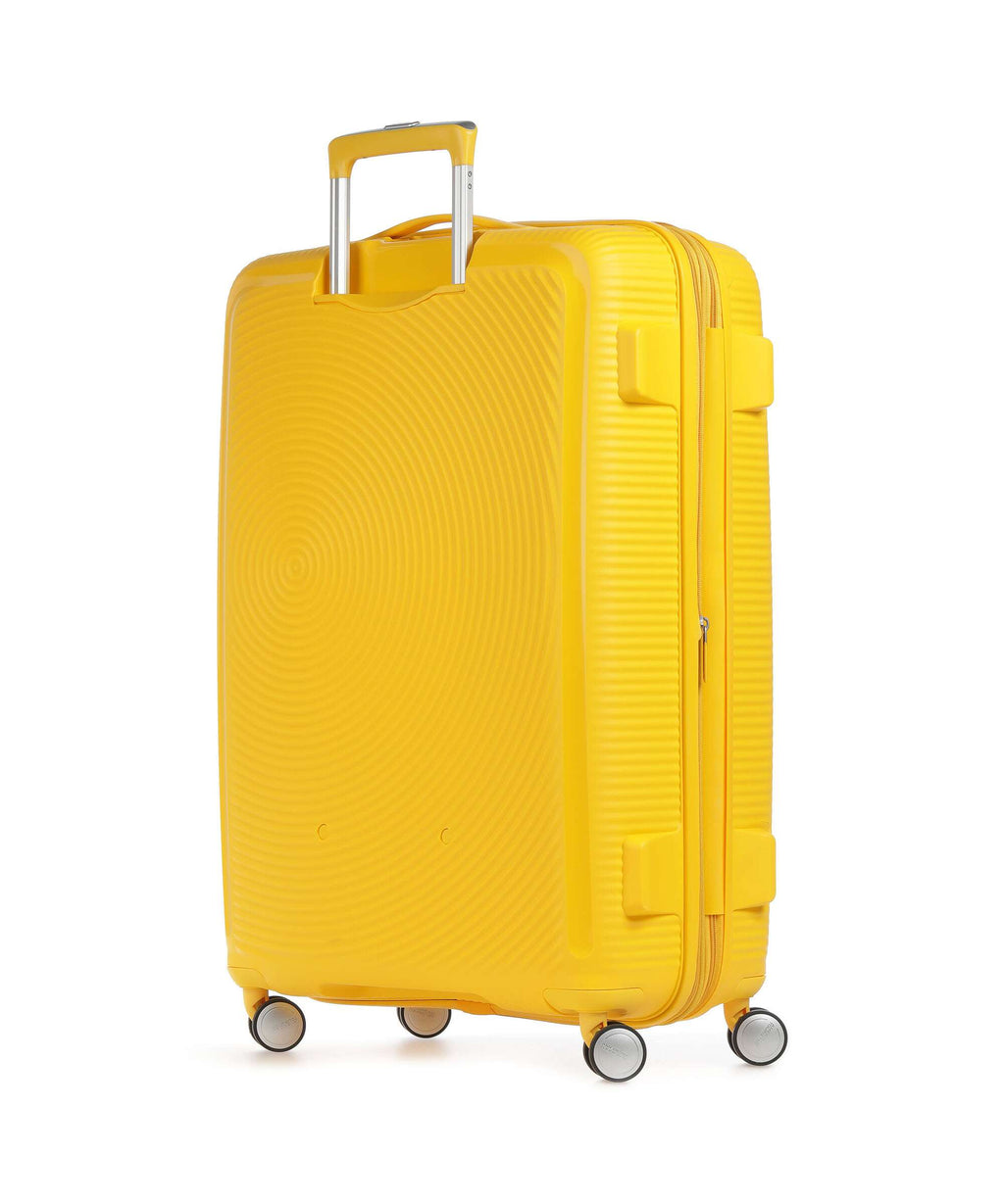 American Tourister Soundbox Spinner (4 wheels) golden yellow
