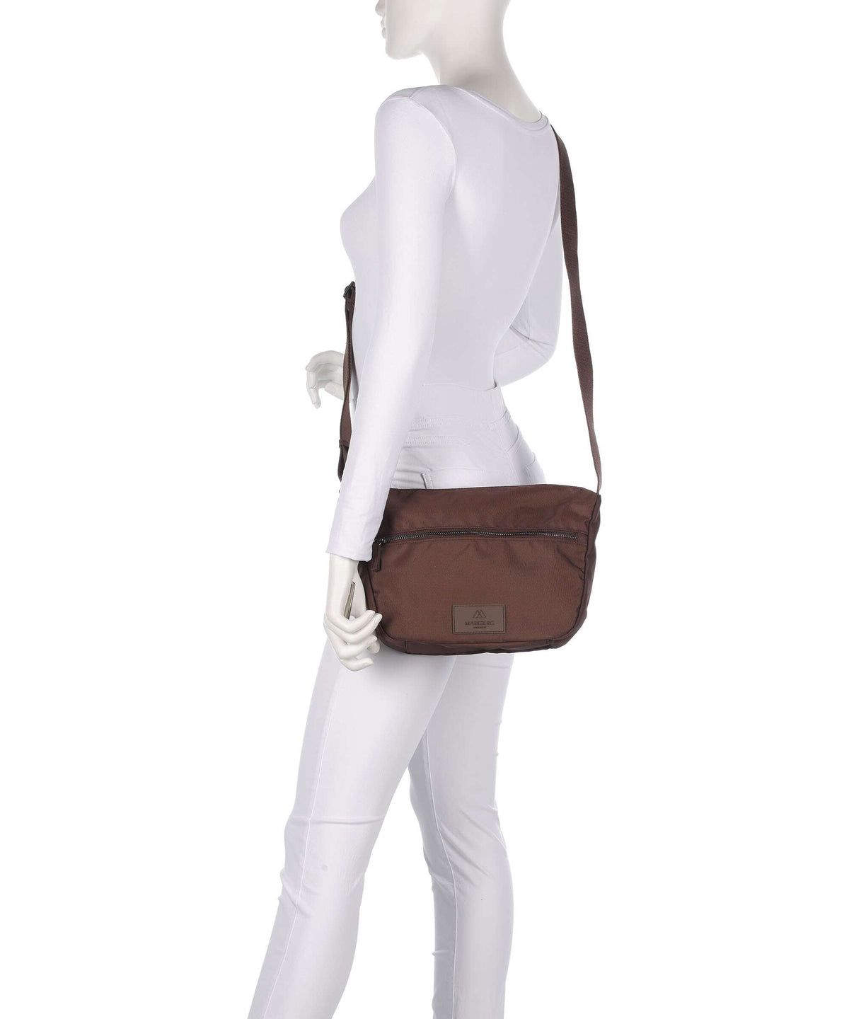 Markberg Mono Crossbody bag dark brown