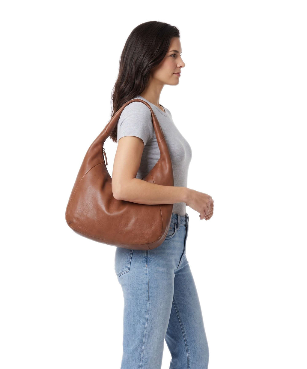 Markberg Samara Hobo bag cognac