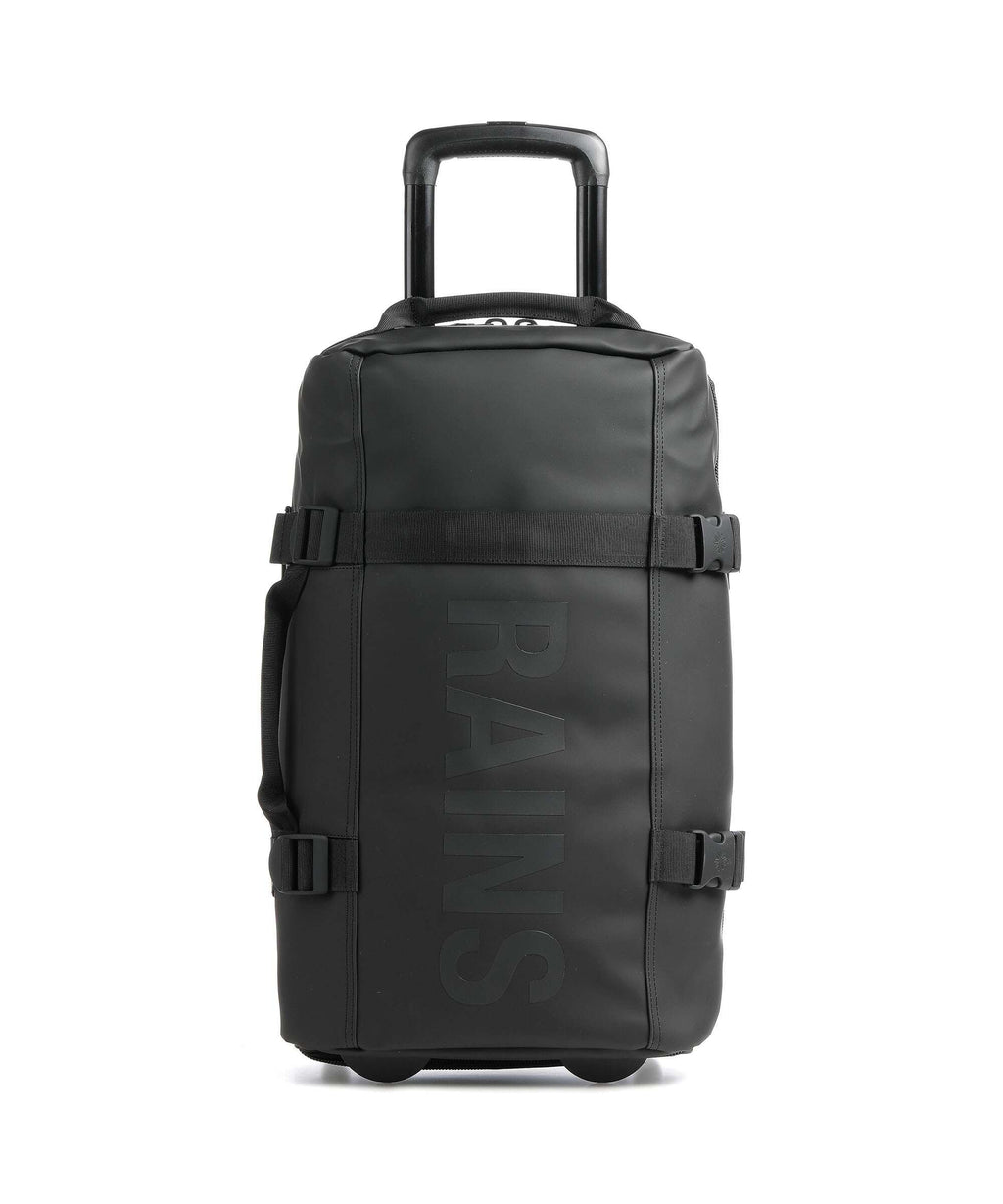 Rains Texel Travel bag with wheels black