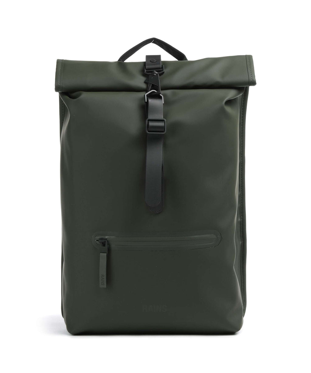 Rains Rolltop backpack green