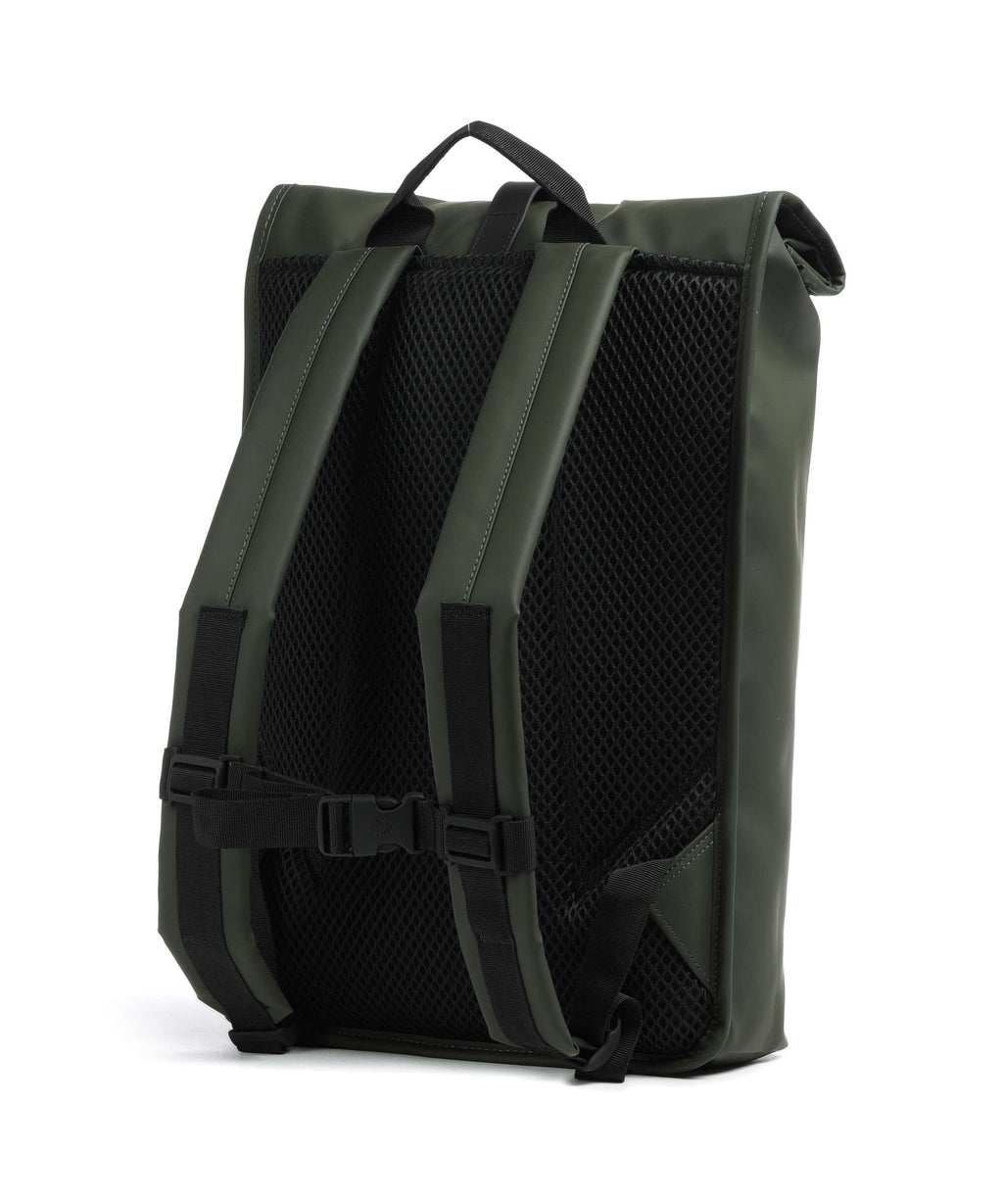 Rains Rolltop backpack green
