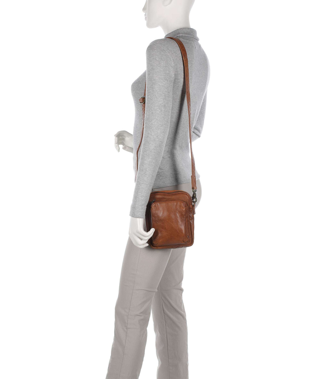 Depeche Power Field Crossbody bag cognac