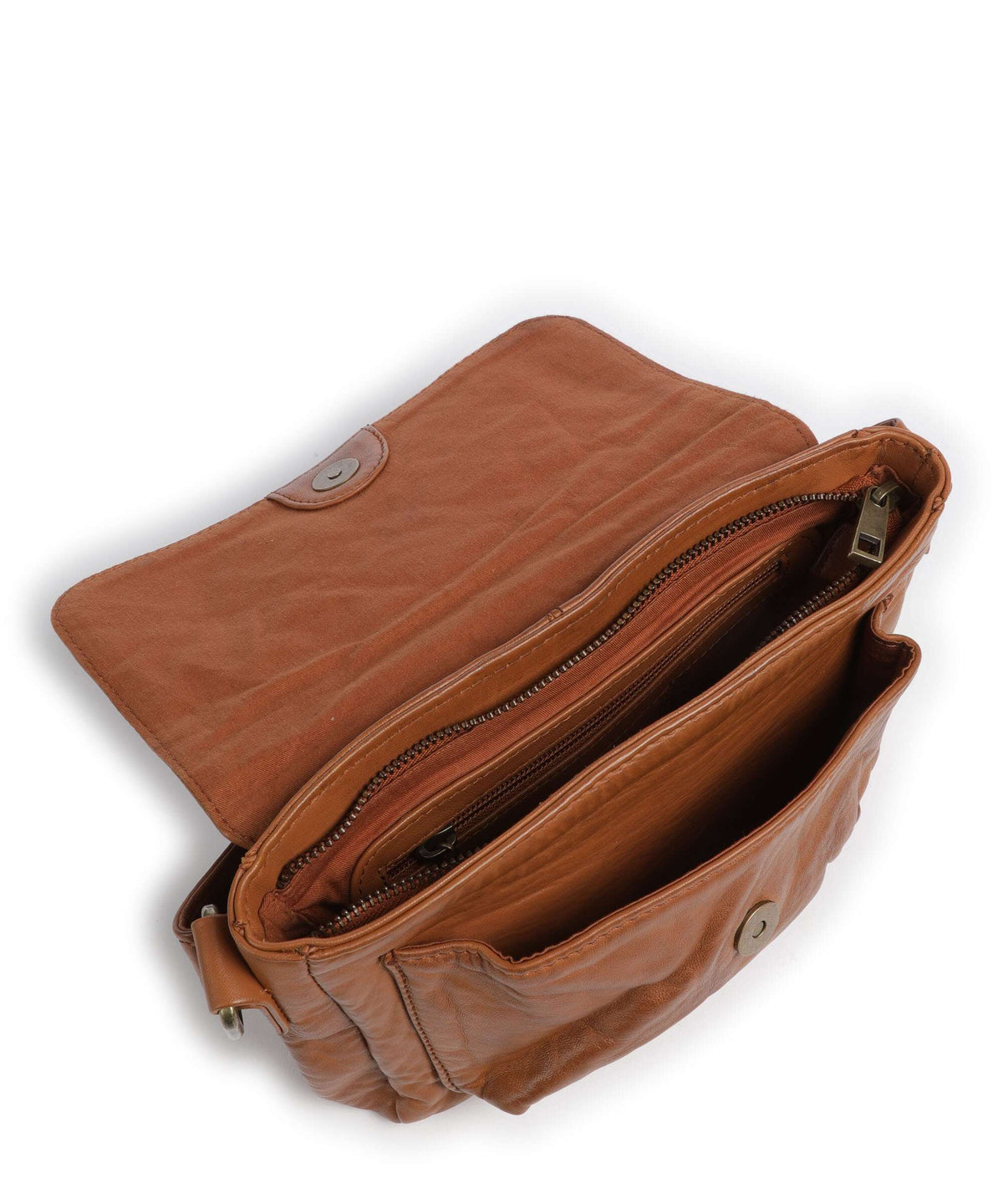 Depeche Power Field Crossbody bag cognac