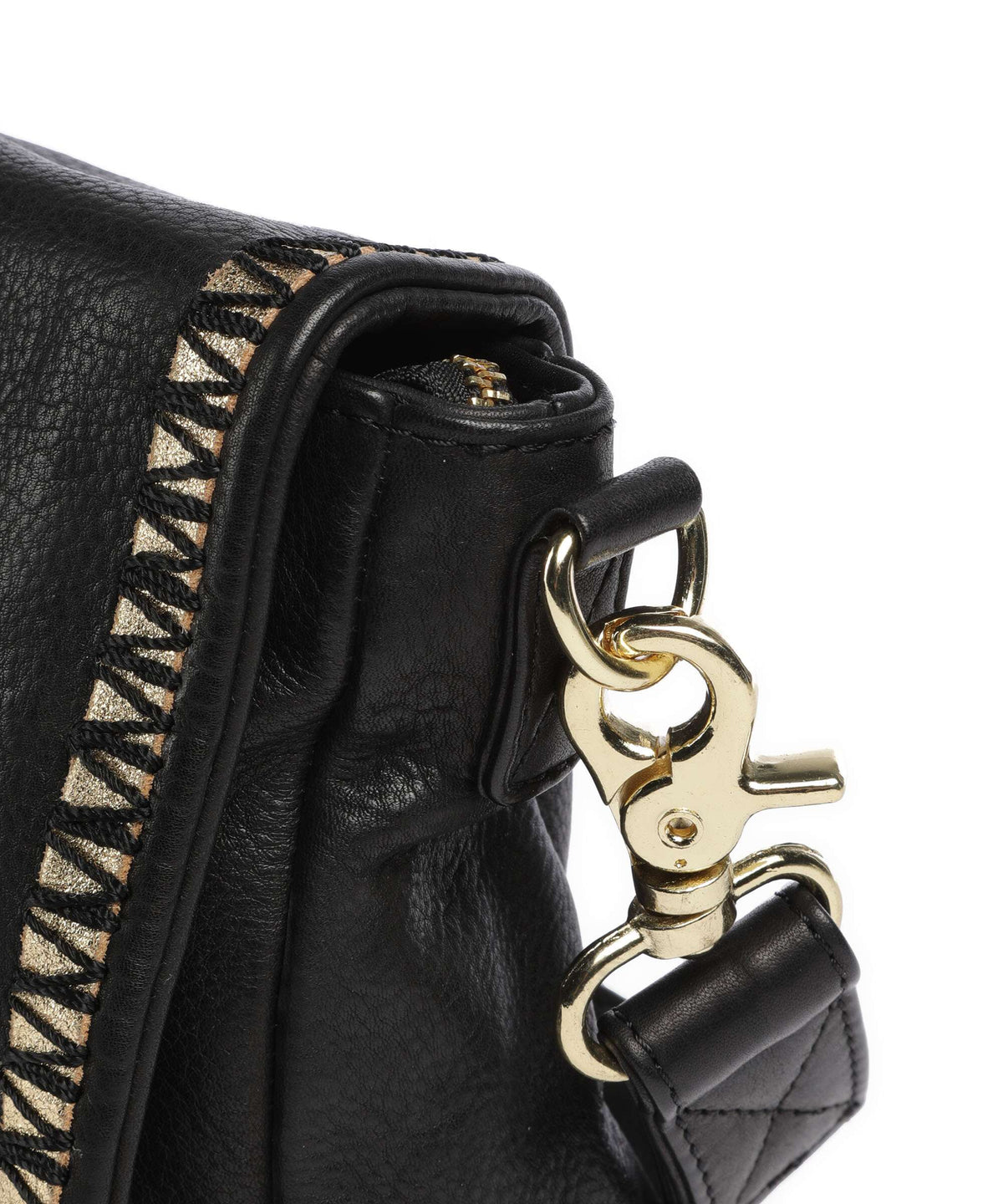 Depeche Golden Magic Crossbody bag black