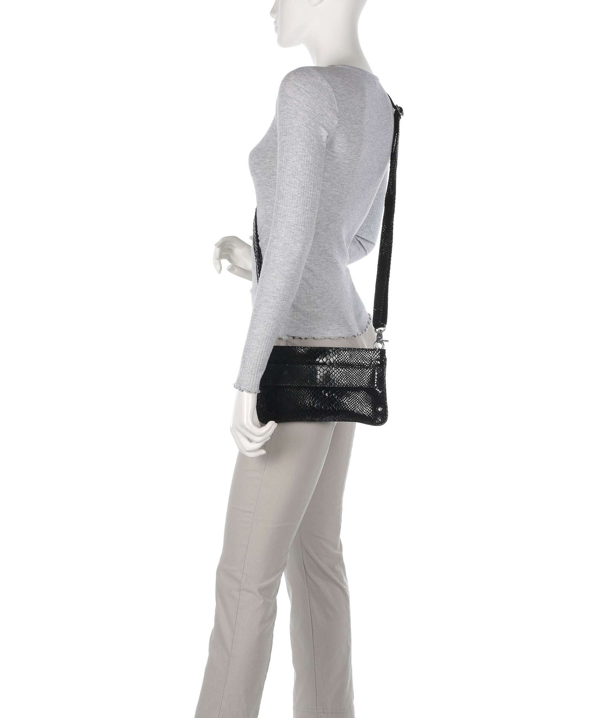 Depeche Fashion Favourites Crossbody bag black croco