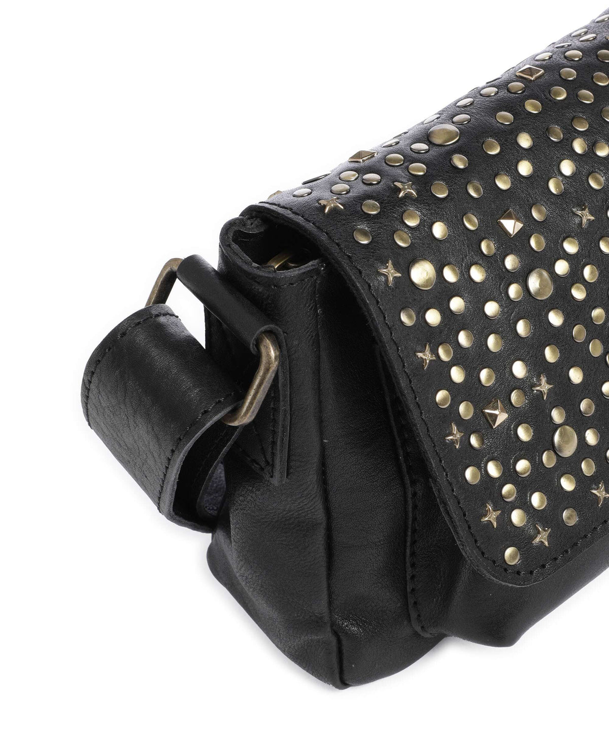 Depeche Metal Memory Crossbody bag black