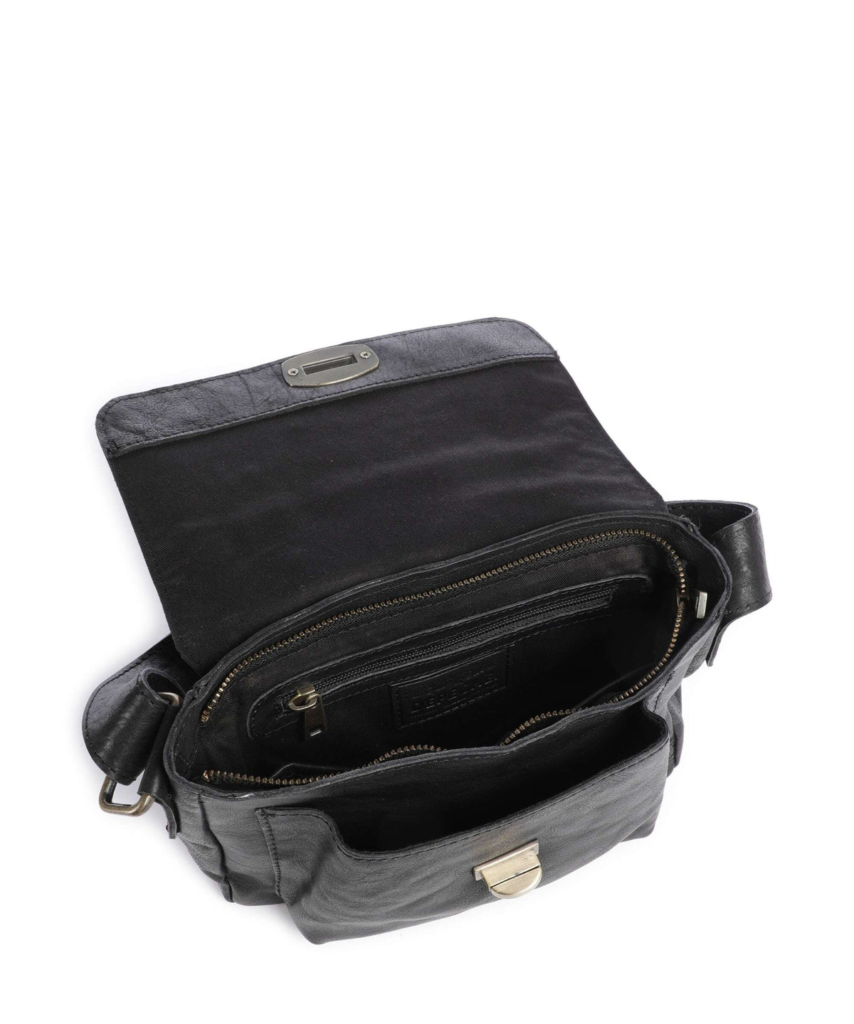 Depeche Metal Memory Crossbody bag black