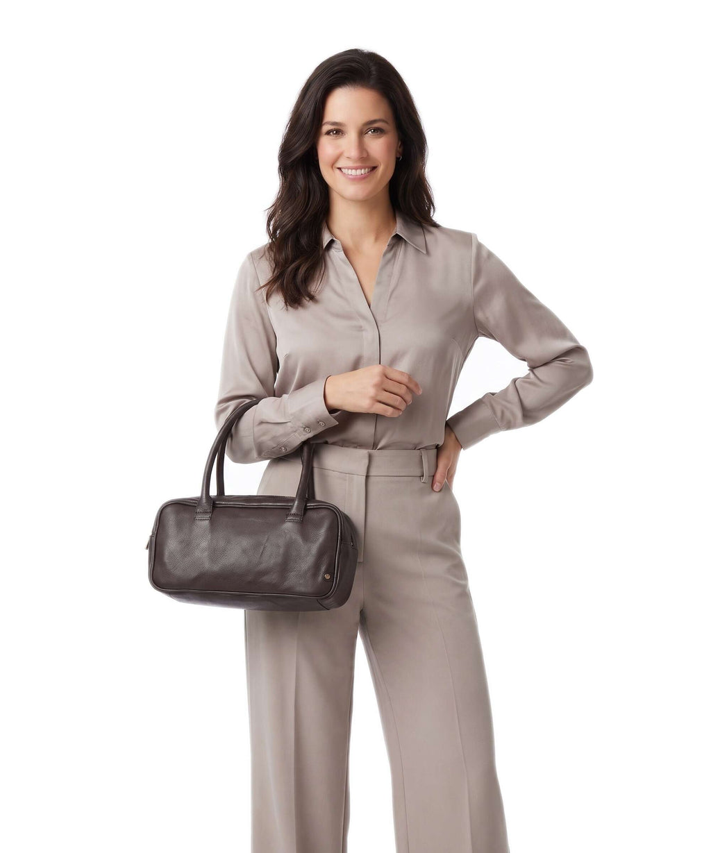 Depeche Golden Chic Handbag coffee