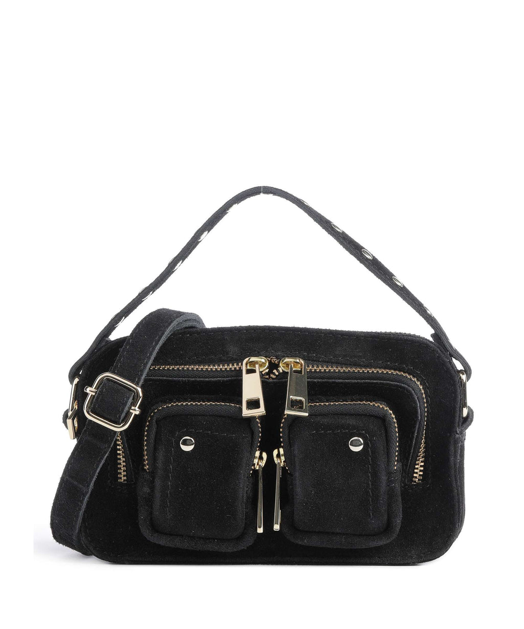 Núnoo Suede Helena Crossbody bag black