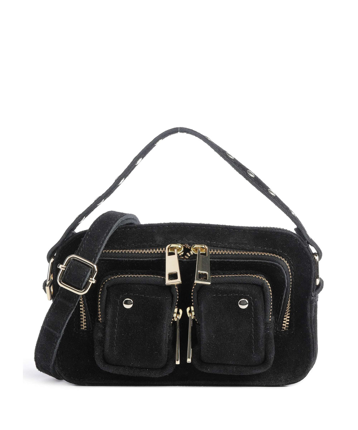 Núnoo Suede Helena Crossbody bag black