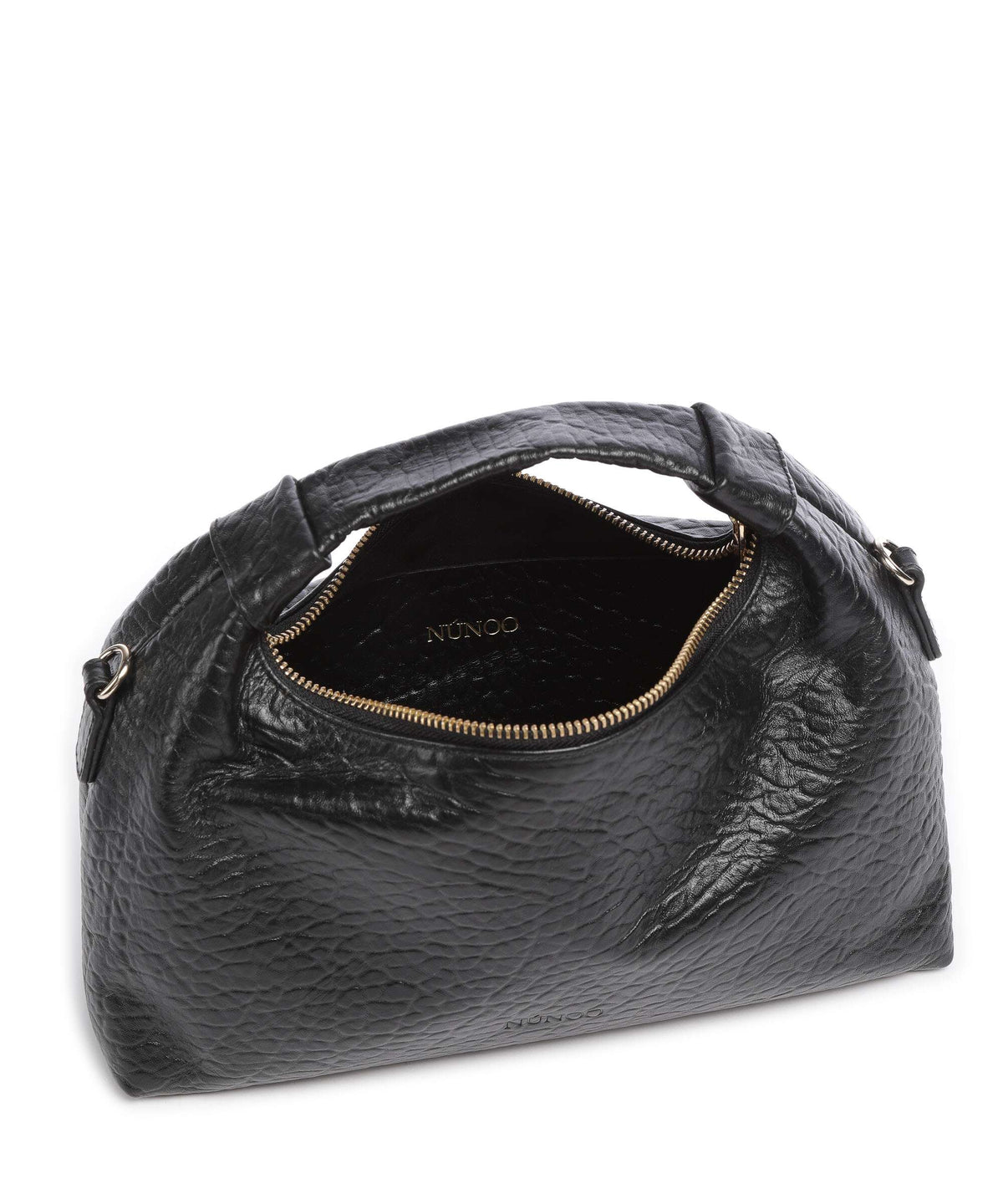 Núnoo New Zealand Dandy Hobo bag black