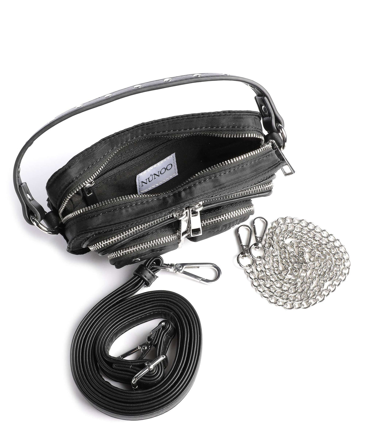 Núnoo Recycled Nylon Helena Crossbody bag black