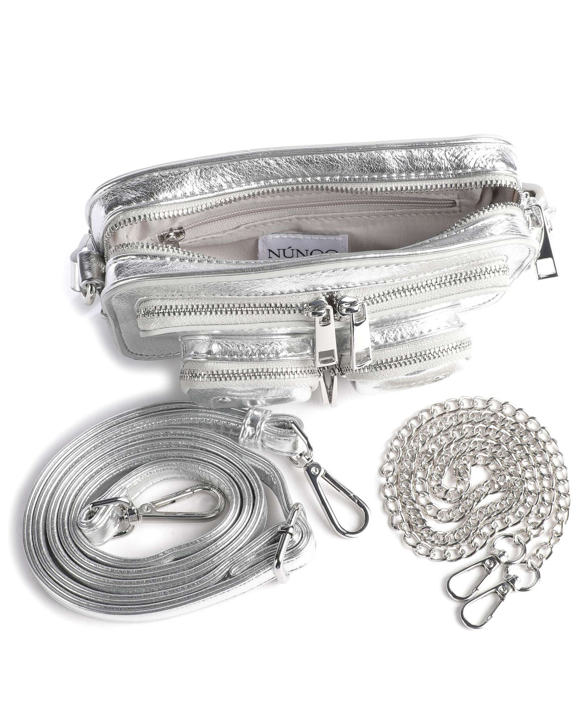 Núnoo Recycled Cool Helena Crossbody bag silver