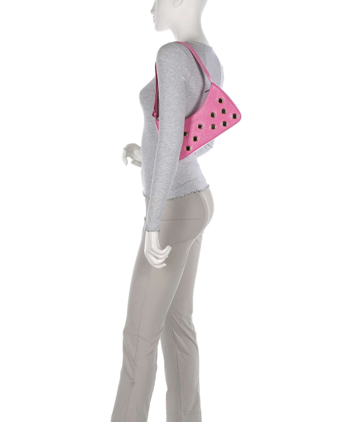 Núnoo New Zealand Apollo 2 Eyelet Shoulder bag pink