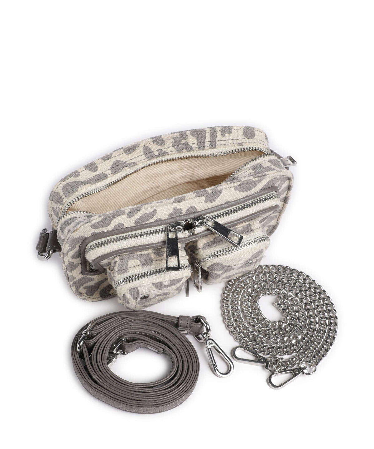 Núnoo Recycled Canvas Helena Crossbody bag light dots