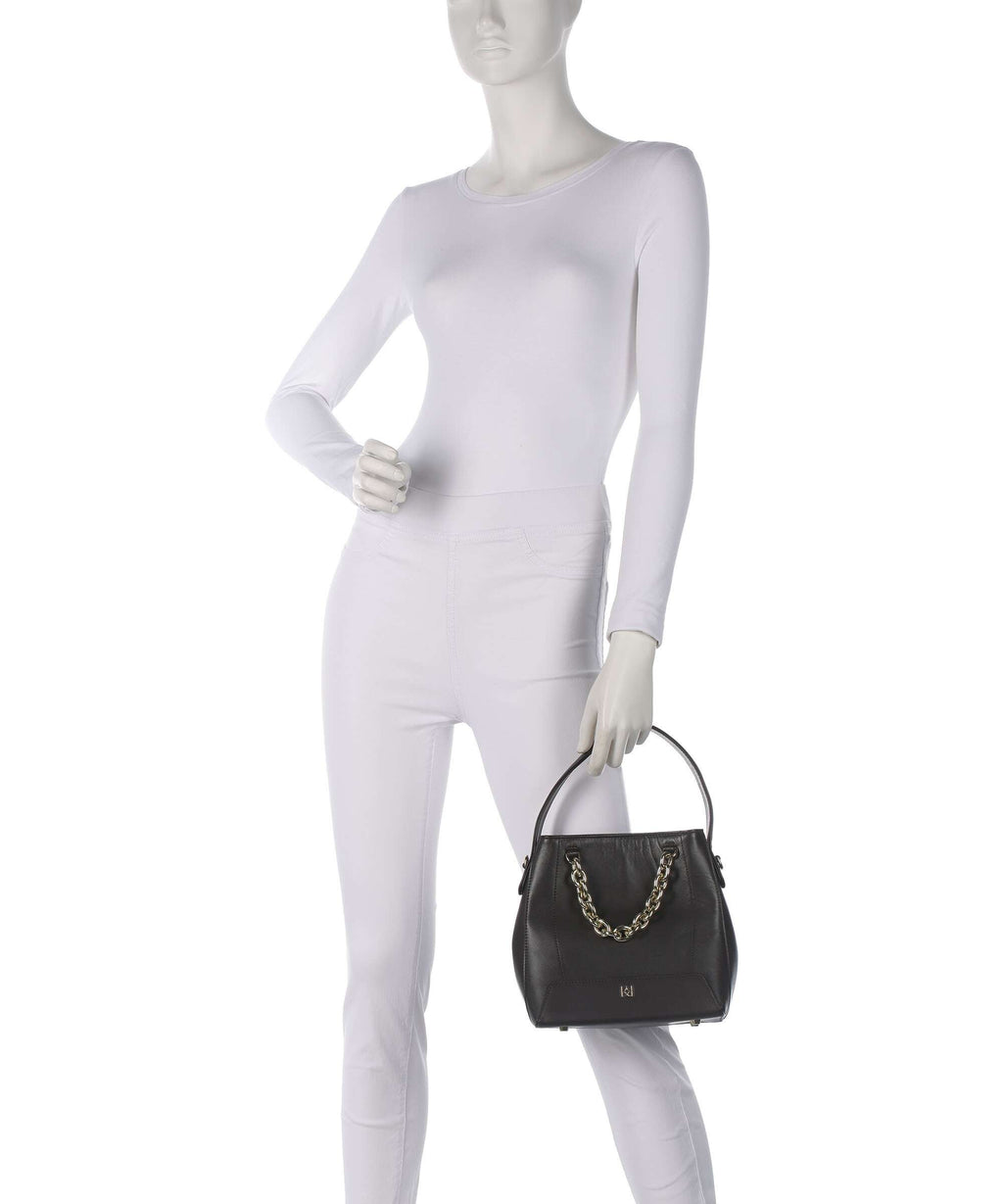 Kazar Poly Handbag dark brown