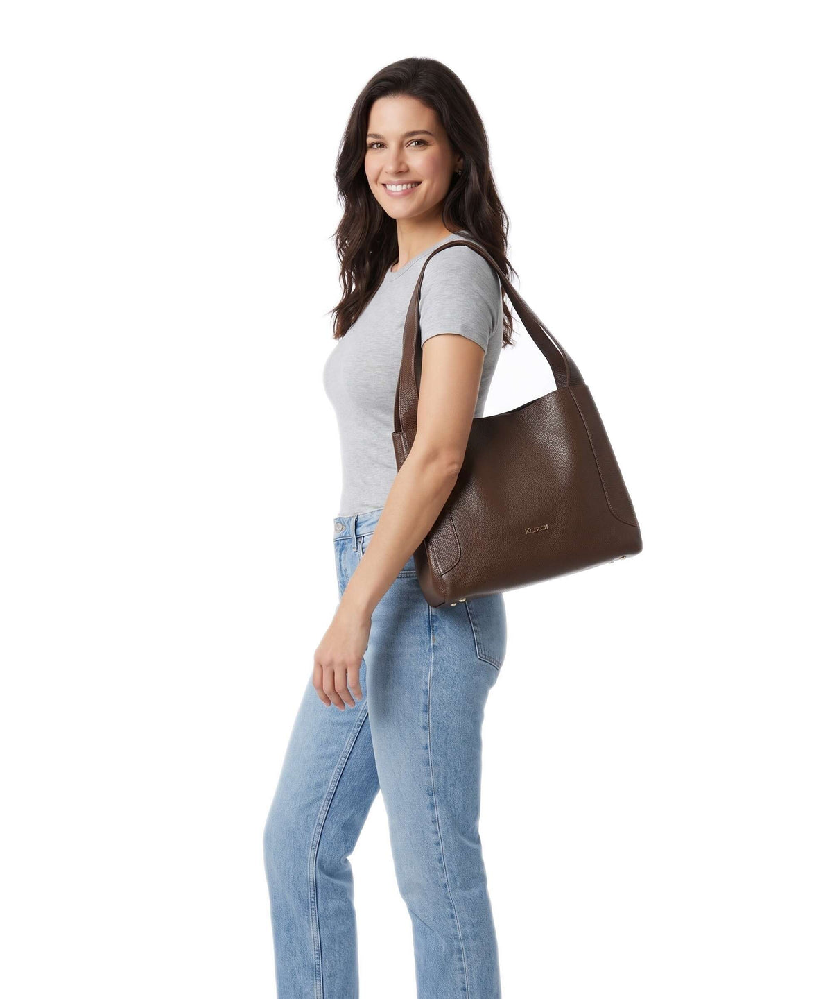Kazar Ange Hobo bag brown