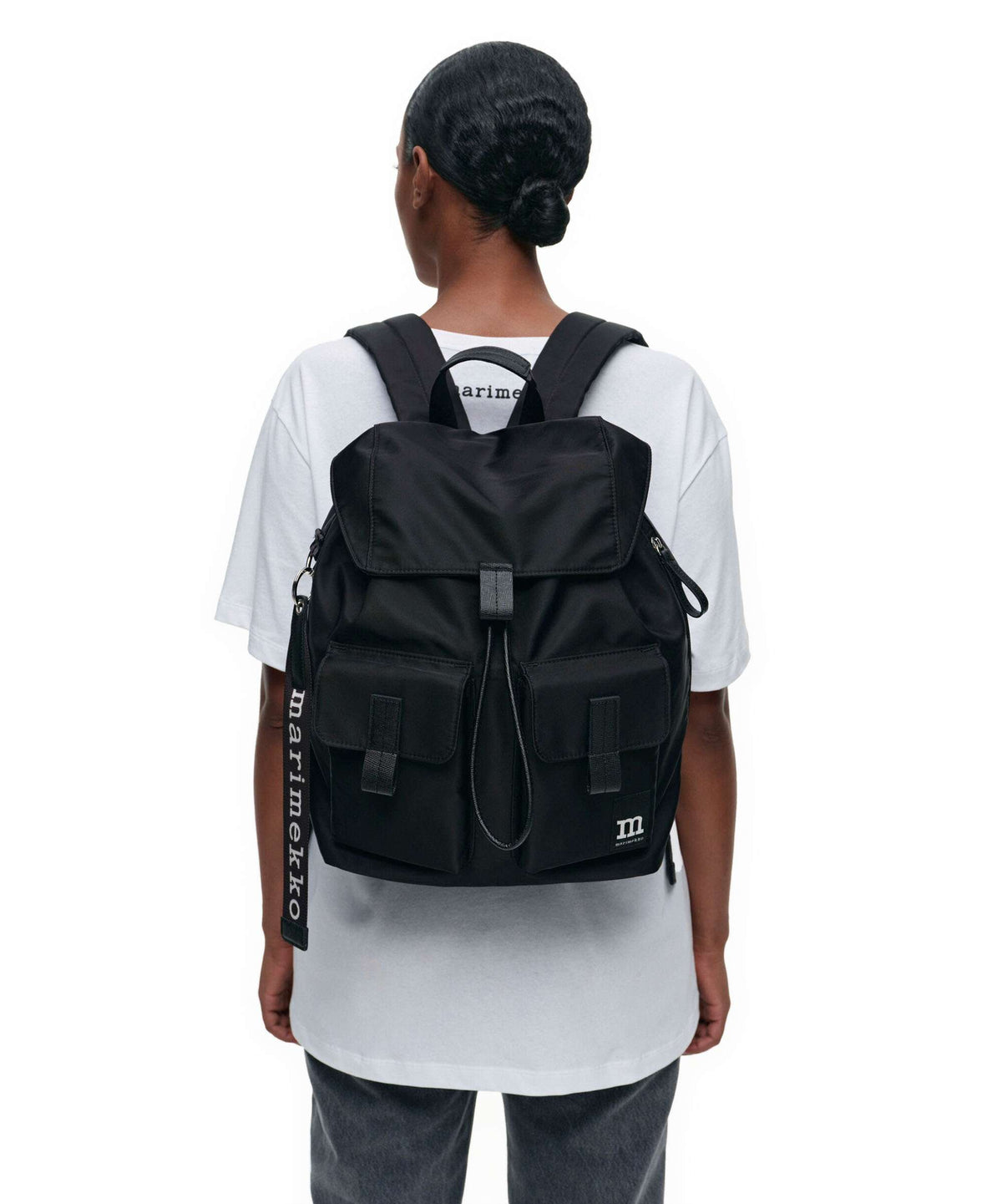 Marimekko Everything Solid L Backpack black