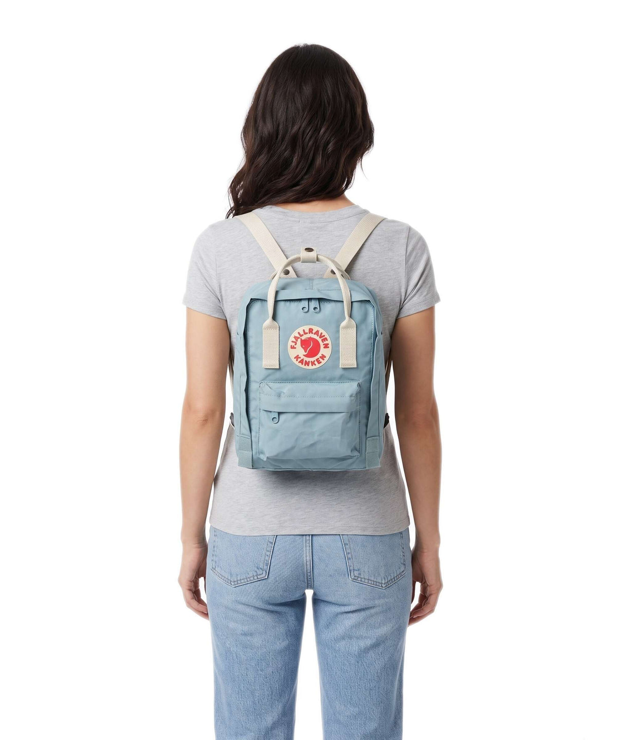 Fjällräven Kånken Mini Backpack sky blue/light oak