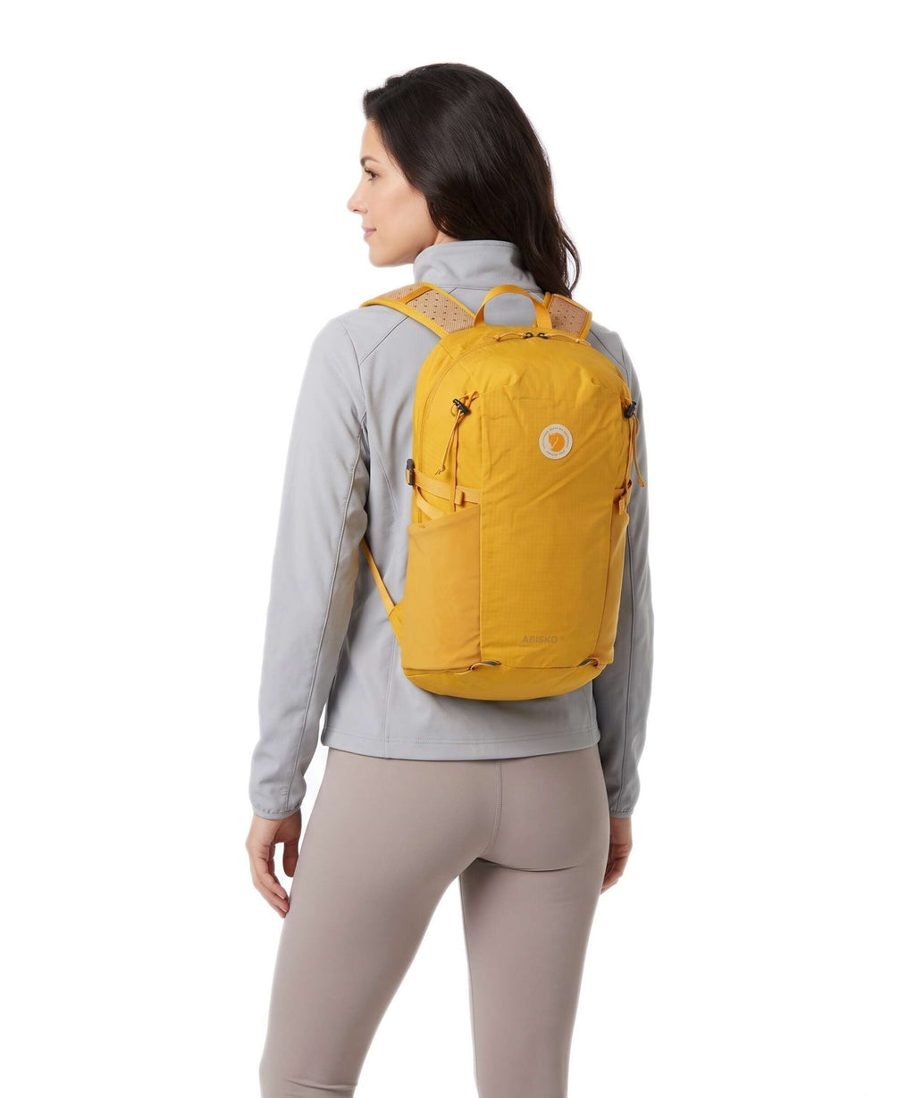 Fjällräven Abisko Soft 16 Trekking backpack mustard yellow