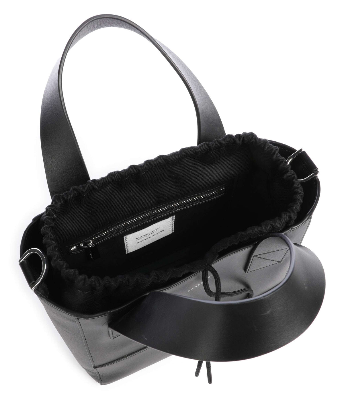 Sandqvist Leather Classics Cecilia Handbag black