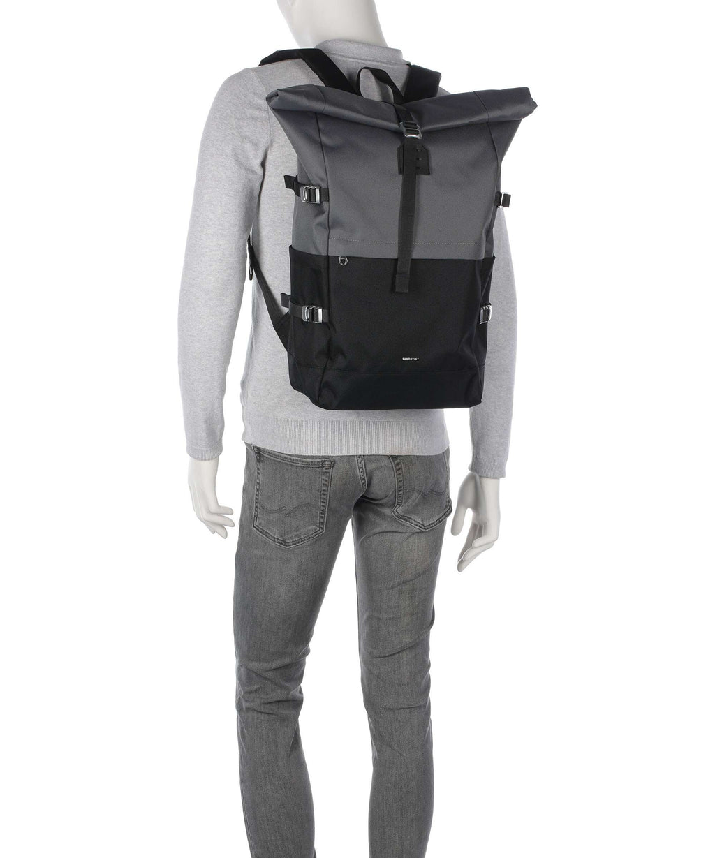 Sandqvist Icon L Rolltop backpack multicolour/dark