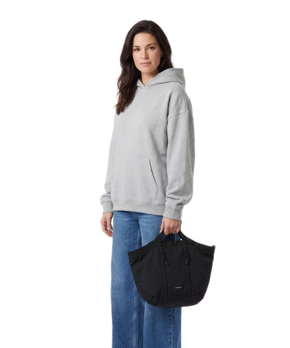 Sandqvist Grid Handbag black