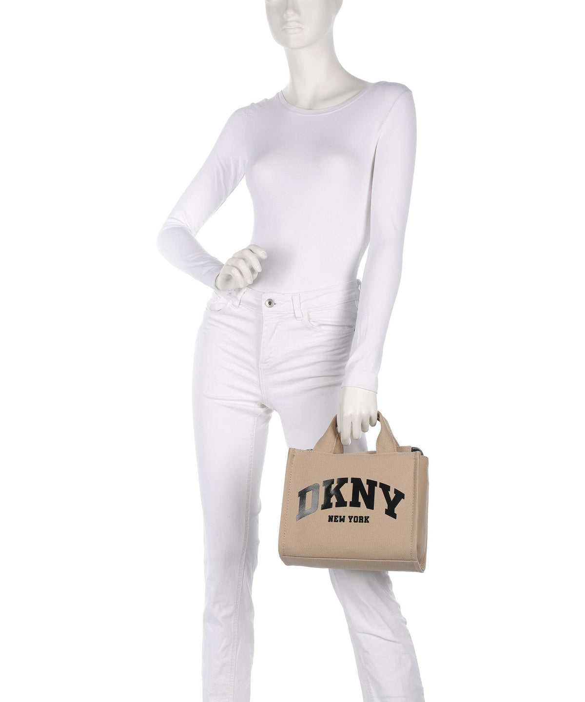 DKNY Hadlee Handbag light khaki/black