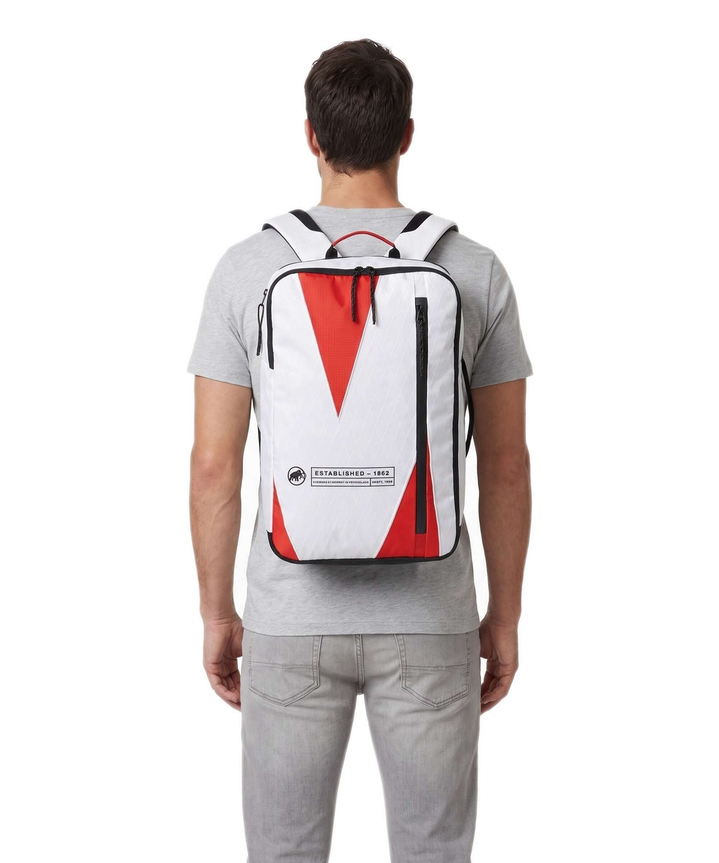 Mammut Seon Alpine Transporter 25 Laptop backpack white/mammut red