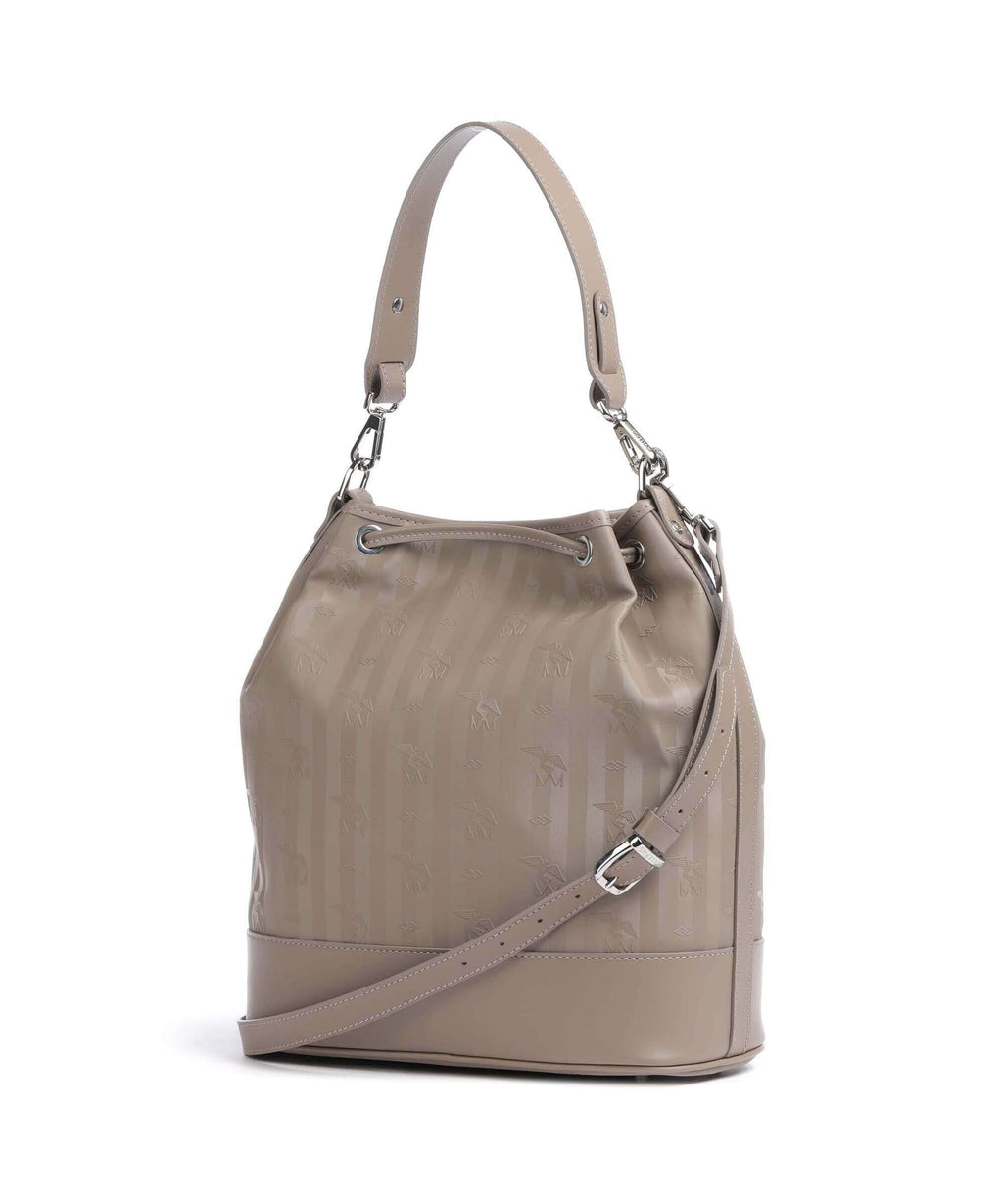 Maison Mollerus Vinerus Niesen Bucket bag taupe