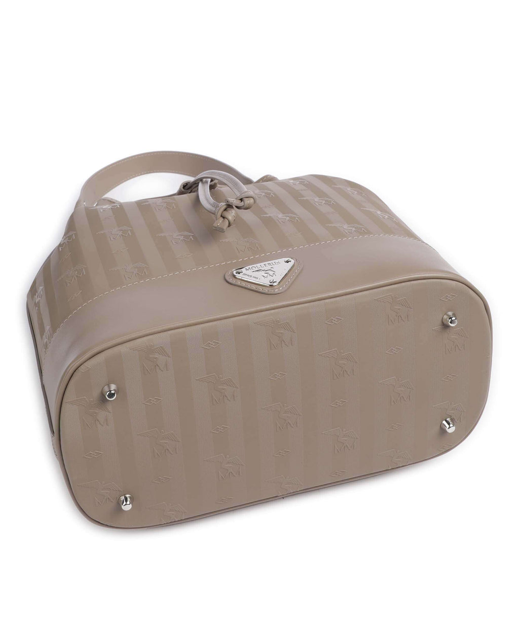Maison Mollerus Vinerus Niesen Bucket bag taupe