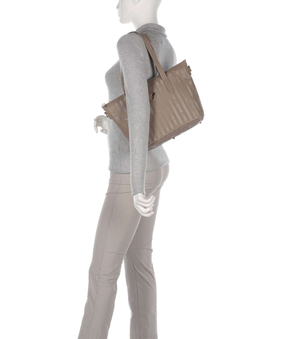 Maison Mollerus Vinerus Vallon Tote bag taupe grau