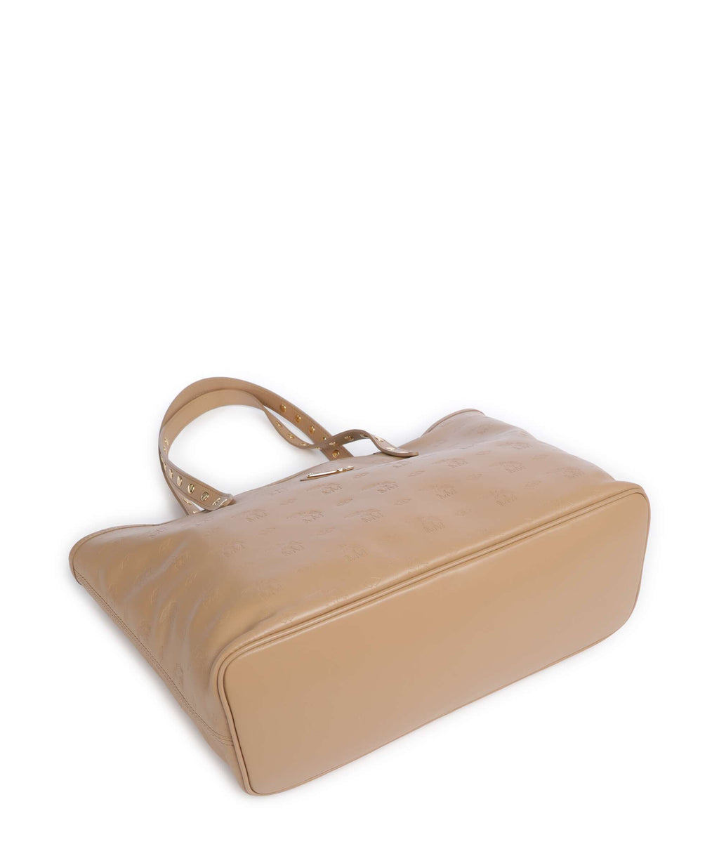 Maison Mollerus Stampato Winterthur Tote bag cappuccino