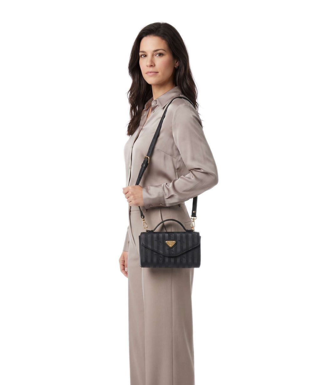 Maison Mollerus Vinerus Saas Fee Crossbody bag schwarz