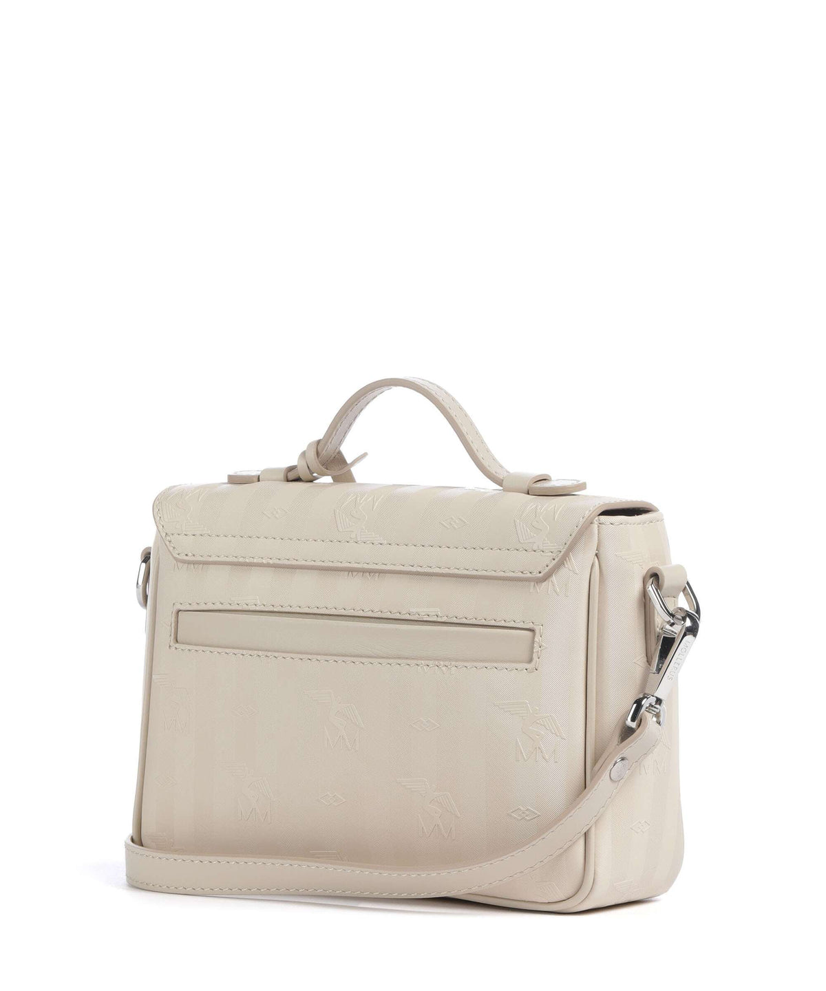 Maison Mollerus Vinerus Meyrin Crossbody bag pearl weiss