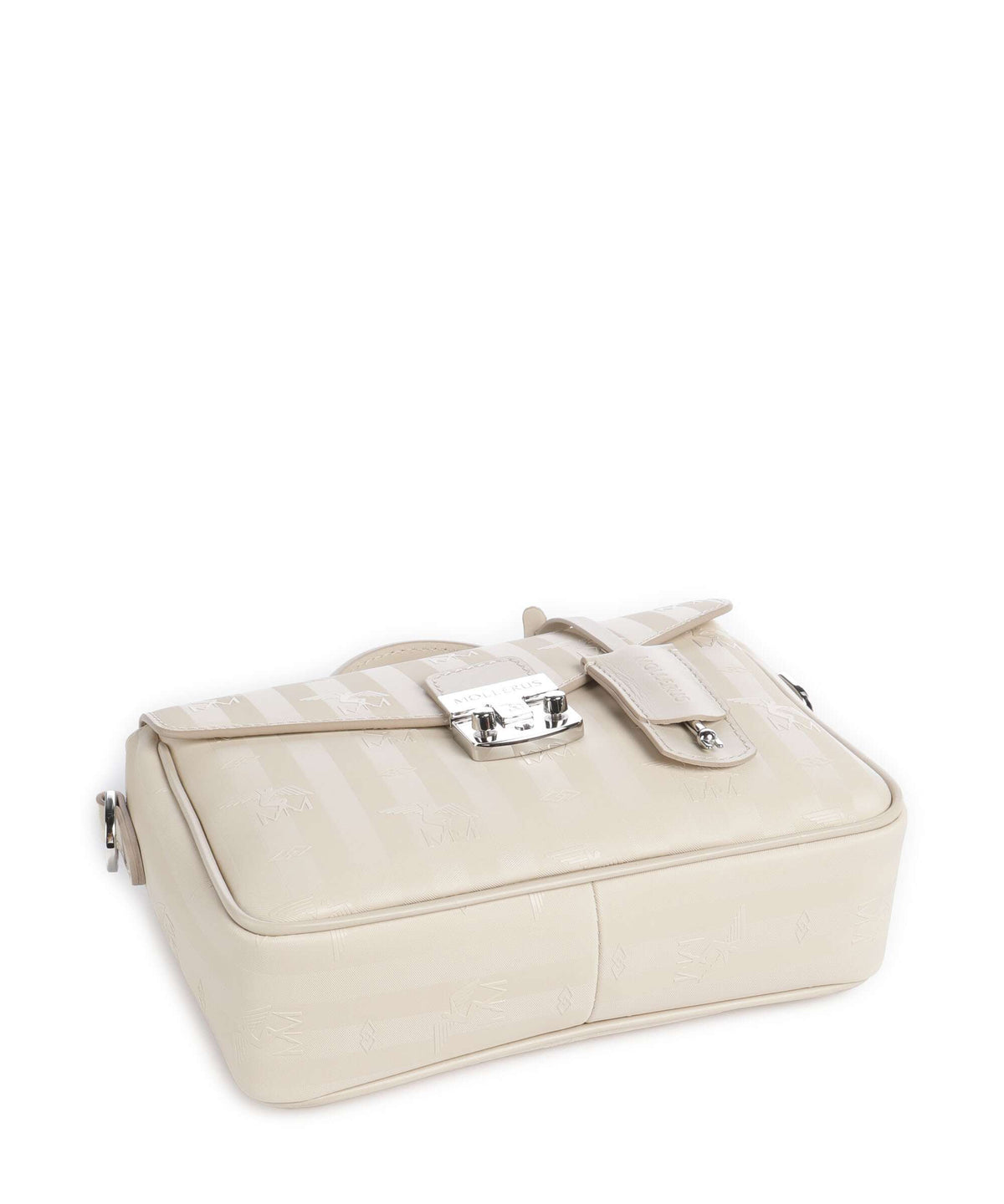 Maison Mollerus Vinerus Meyrin Crossbody bag pearl weiss