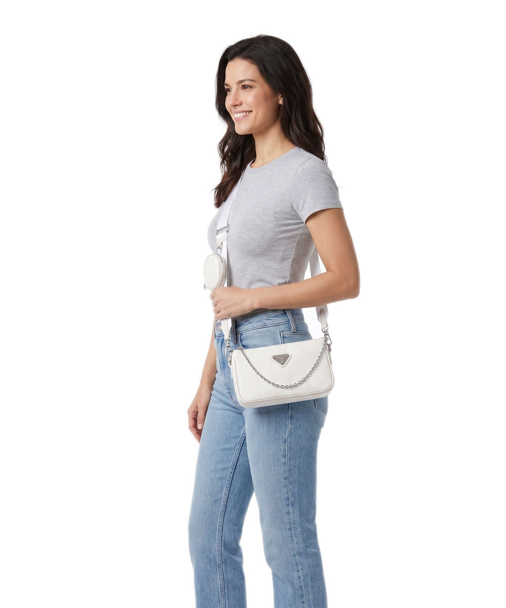 Maison Mollerus Vinerus Zell Shoulder bag snow weiss