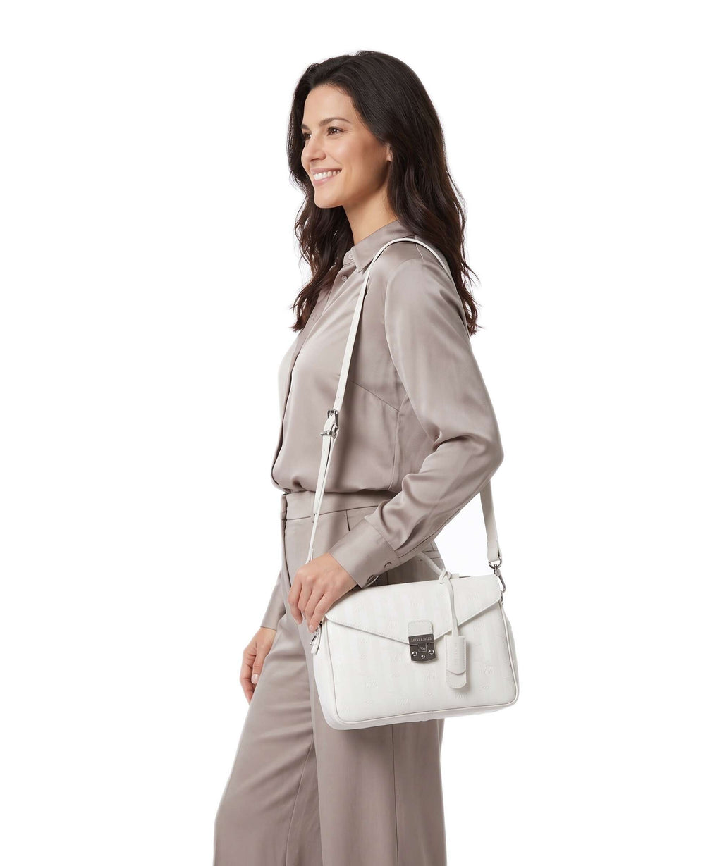 Maison Mollerus Vinerus Marly Crossbody bag snow weiss