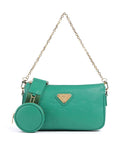 Maison Mollerus Stampato Zell Shoulder bag mint grün