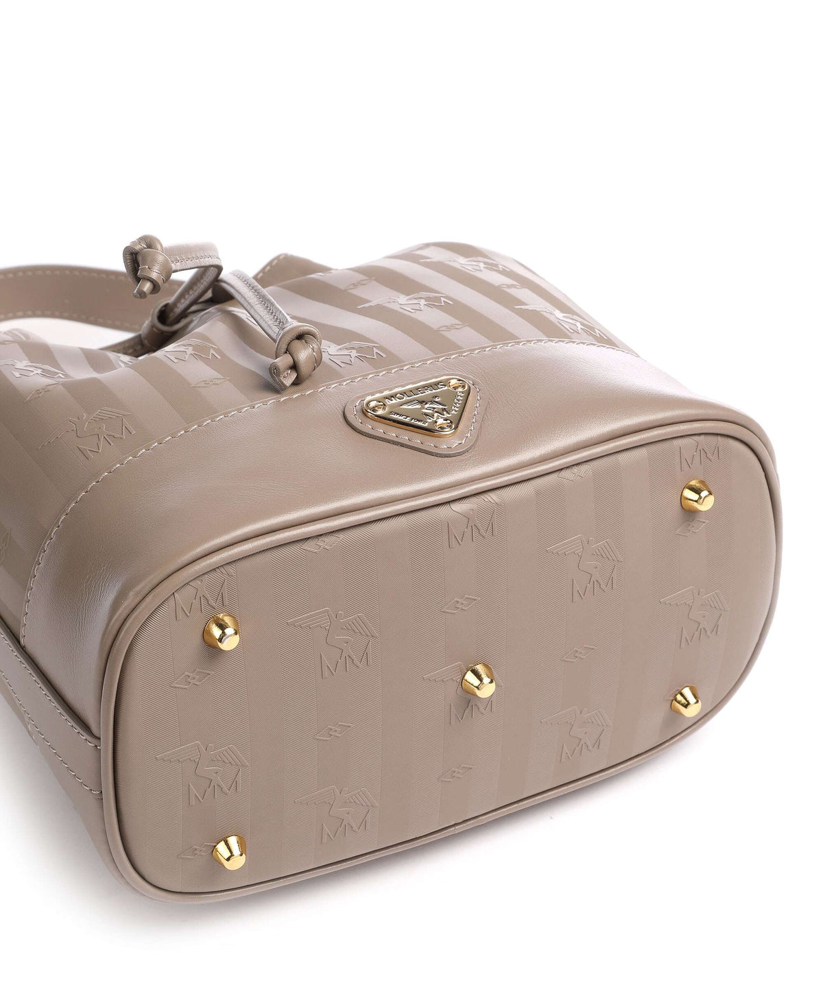Maison Mollerus Vinerus Sion Bucket bag taupe