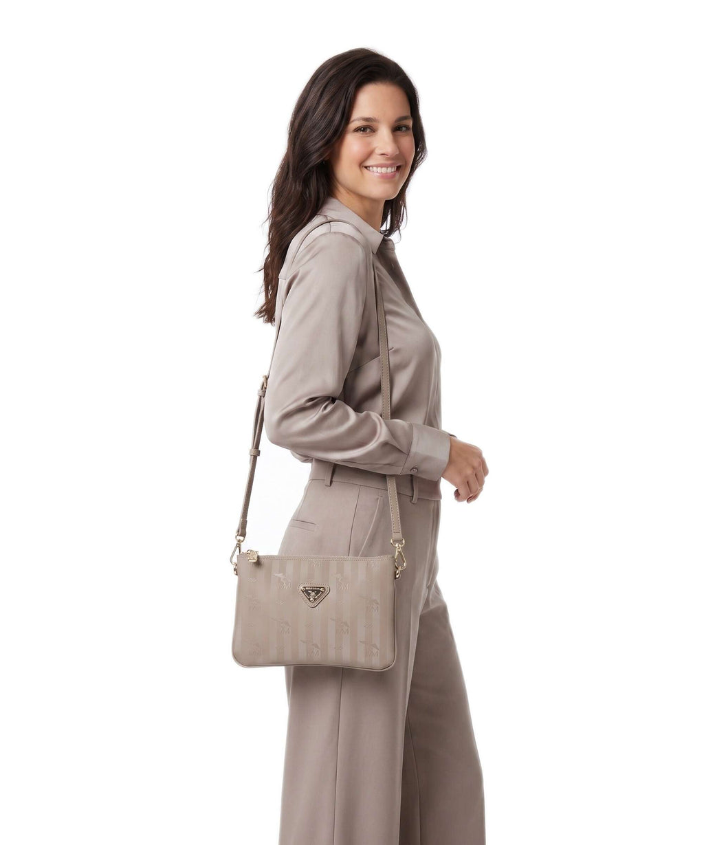 Maison Mollerus Vinerus Tamins Crossbody bag taupe