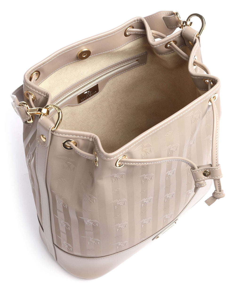 Maison Mollerus Vinerus Niesen Bucket bag taupe