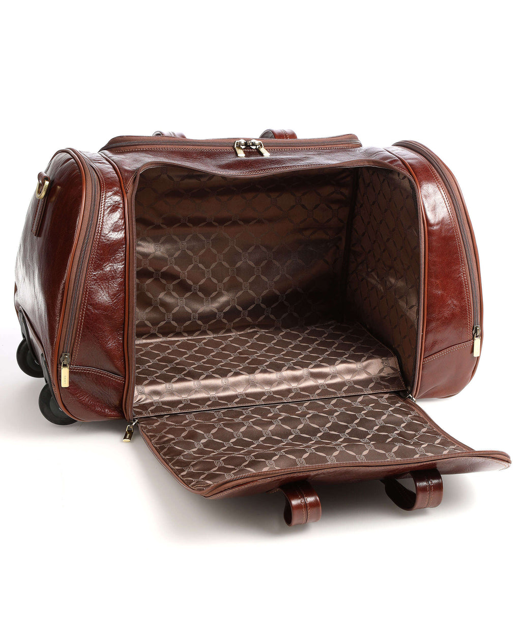 Giudi Travel bag with wheels brown