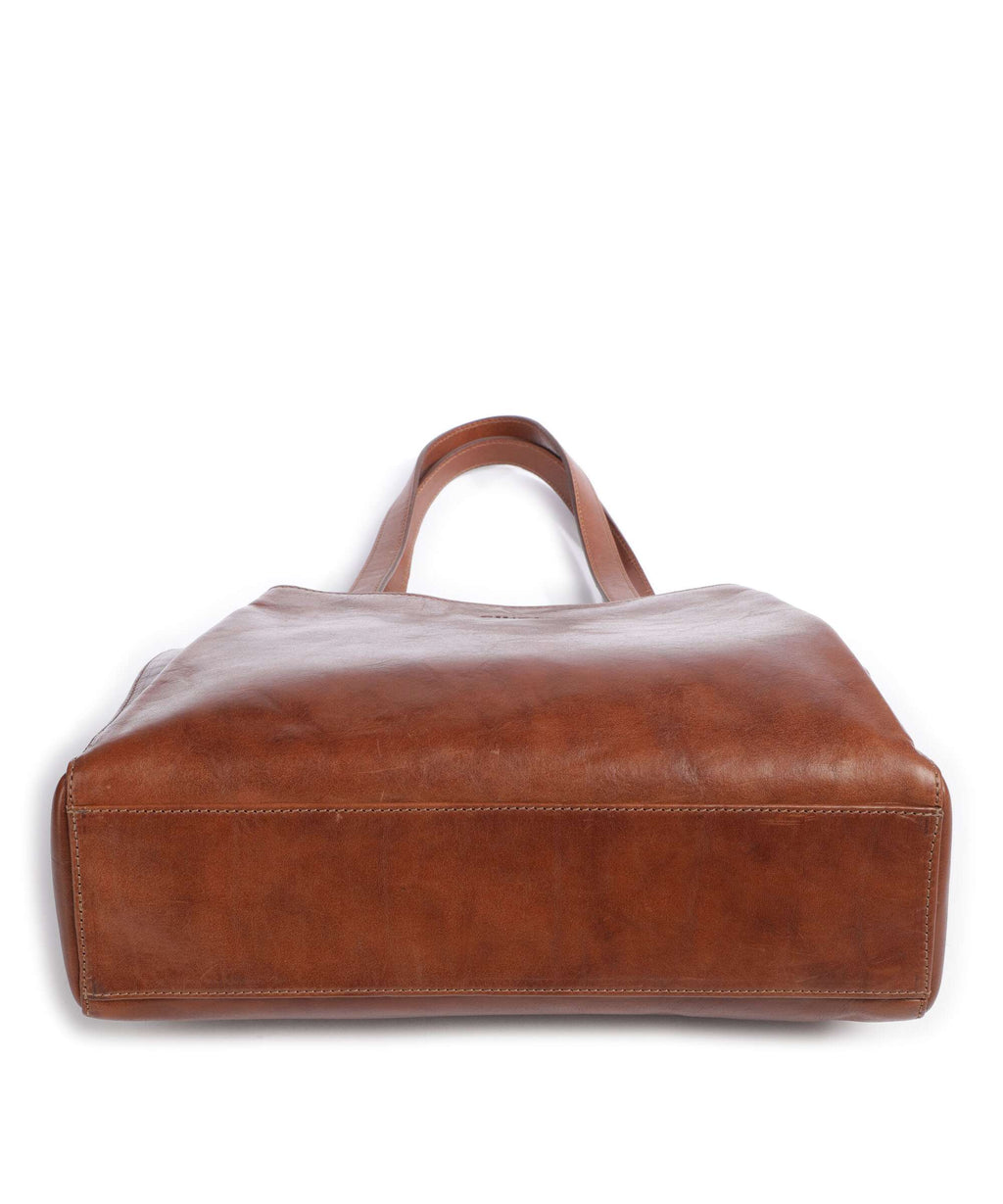 Giudi Crown Tote bag brown