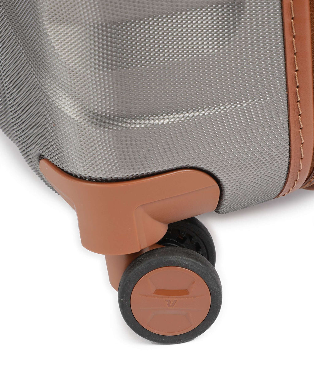 Roncato E-Lite Spinner (4 wheels) titanio/cognac