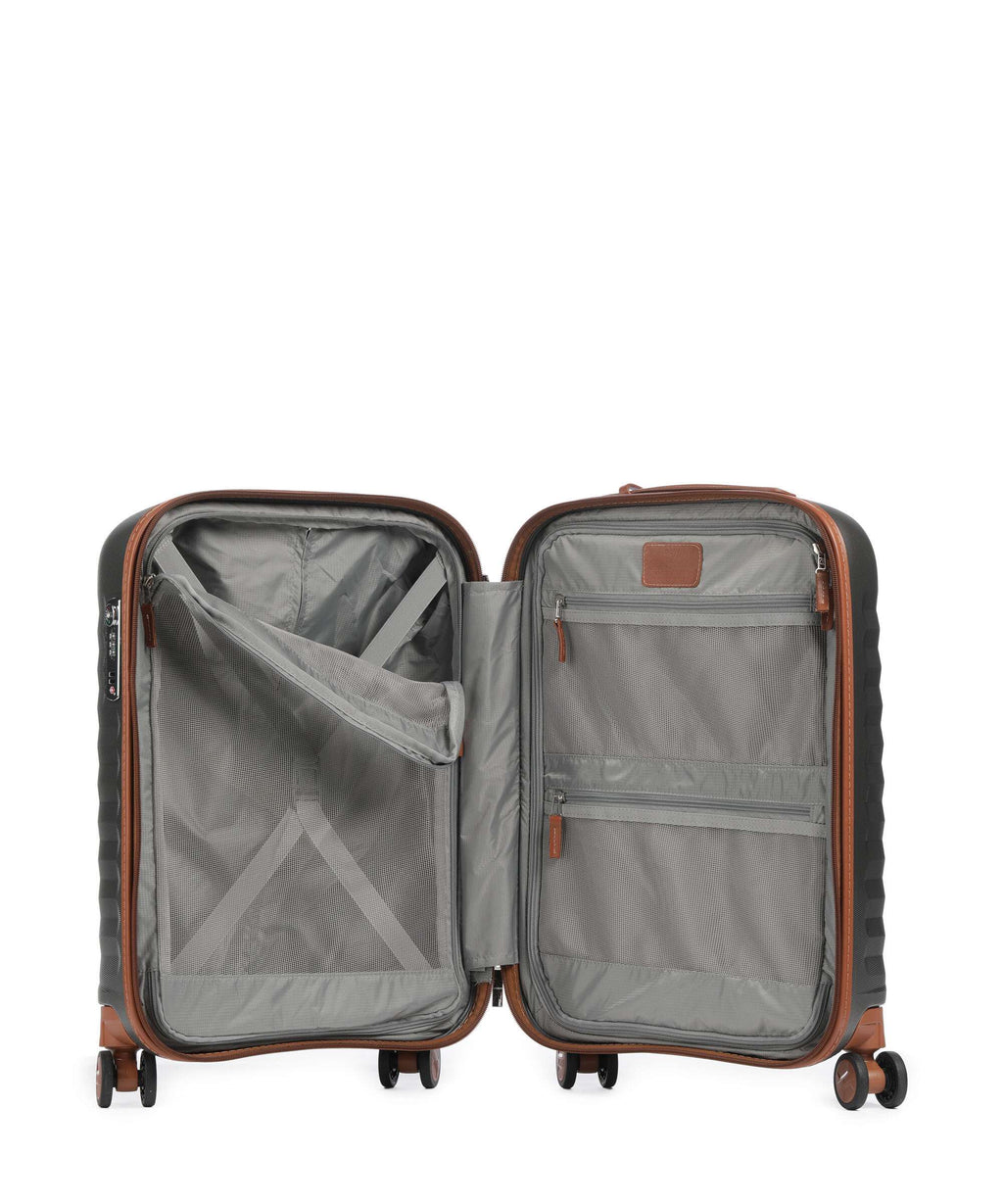 Roncato E-Lite Spinner (4 wheels) titanio/cognac