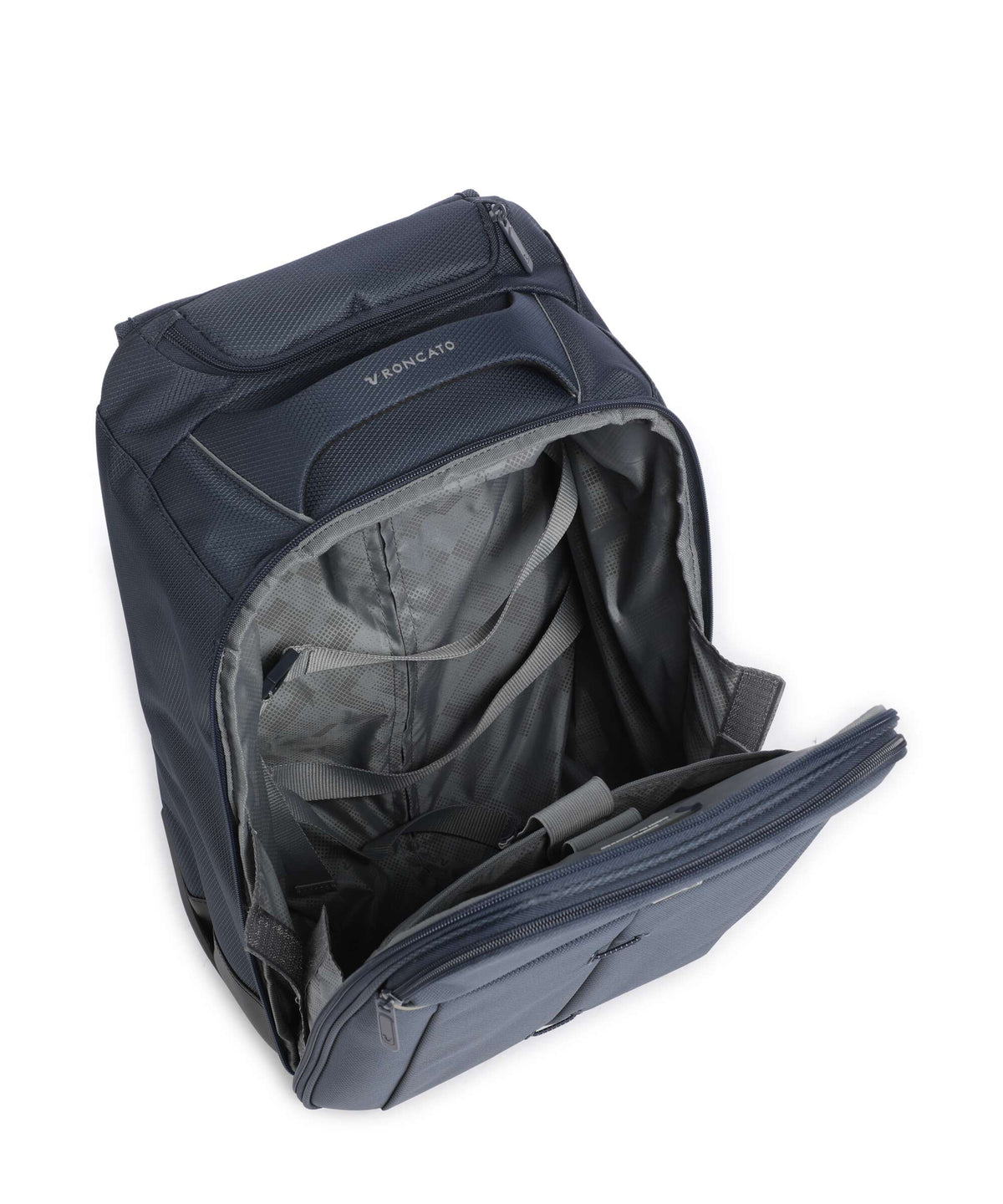 Roncato Ironik 2.0 Backpack with wheels blu notte