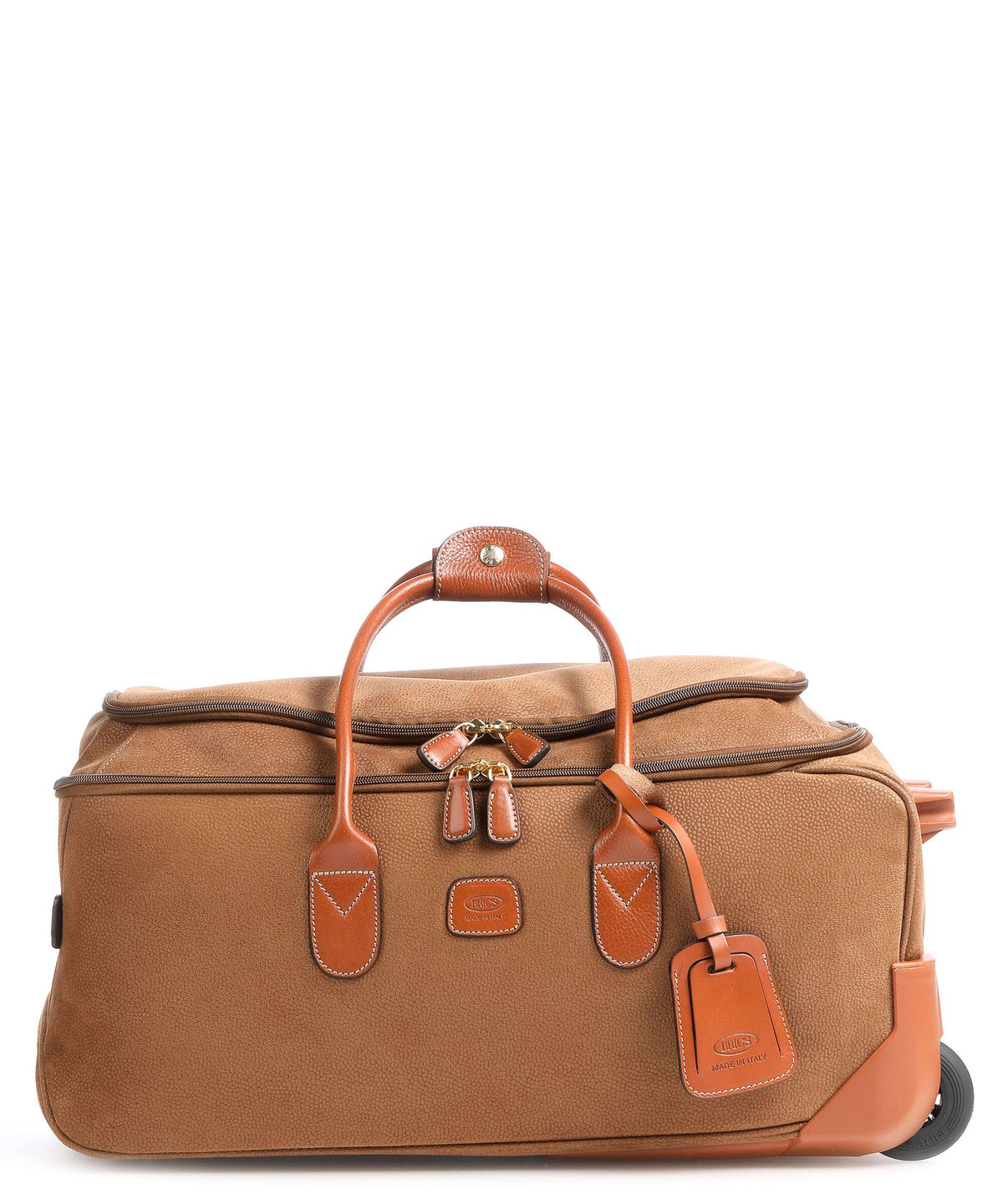 Brics Travel bag with wheels camel